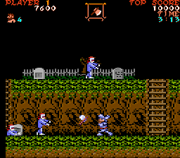 Screenshot of Ghosts’n Goblins (Xifos)