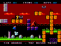 Screenshot of Sir Ababol NES-OM Edition