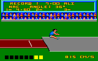 Screenshot of Track and Field