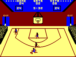 Screenshot of Championship Basketball: Two-on-Two