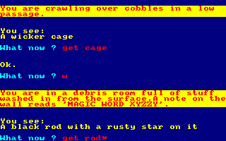Screenshot of Colossal Cave Adventure