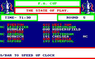 Screenshot of FA Cup Football