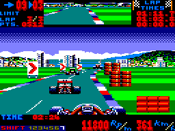 Screenshot of Super Monaco GP