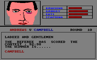 Screenshot of World Championship Boxing Manager